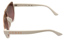 Load image into Gallery viewer, Guess Mens White Shield Sunglasses, Green MIrror Lens. GO00033. 21B
