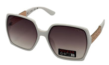 Load image into Gallery viewer, Guess Sunglass Womens White Oversized Square Plastic, Gradient Lens GO00031. 21F
