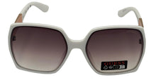 Load image into Gallery viewer, Guess Sunglass Womens White Oversized Square Plastic, Gradient Lens GO00031. 21F
