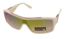 Load image into Gallery viewer, Guess Mens White Shield Sunglasses, MIrror Lens. GO00035. 21U
