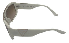 Load image into Gallery viewer, Guess Mens White Shield Sunglasses, MIrror Lens. GO00035. 21U
