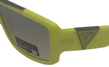 Load image into Gallery viewer, Guess Mens Yellow Shield Sunglasses, Smoke MIrror Lens. GO00035. 39C
