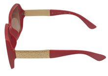 Load image into Gallery viewer, Guess Sunglass Womens Red Oversized Square Plastic, Gradient Lens GO00031. 66F
