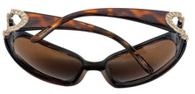 Load image into Gallery viewer, Esprit Women's Sunglasses Plastic Large Rectangle Wrap Tortoise ET19291 532
