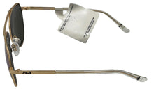 Load image into Gallery viewer, Fila Gunmetal Mens Gold Metal Aviator Sunglass, Blue Flash Lens SF1274. 0300
