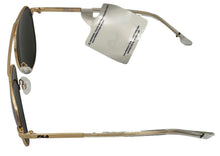 Load image into Gallery viewer, Fila Gunmetal Mens Gold Metal Aviator Sunglass, Blue Flash Lens SF1274. 0300
