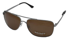 Load image into Gallery viewer, Timberland Sunglass Mens Silver Metal Rectangle Aviator, Polarize Lens TB7202 8H
