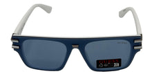 Load image into Gallery viewer, Guess Mens Blue White Rectangle Sunglasses, Blue Gradient Lens. GO00061. 21V

