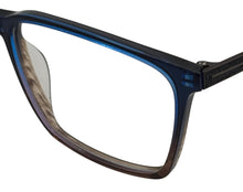 Load image into Gallery viewer, John Varvatos Mens Eyeglass Rectangle Navy Gradient Plastic V402. 55m
