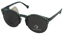 Load image into Gallery viewer, Converse Mens Round Plastic Aqua Tortoise Sunglass, Smoke Lens H067 Converse

