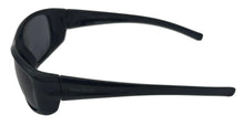 Load image into Gallery viewer, Perry Ellis Mens Sunglass Black Rectangle Plastic Wrap, Smoke Lens PE02 1
