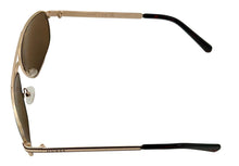 Load image into Gallery viewer, Guess Sunglass Mens Gold Metal Aviator, Smoke Brown Lens GF0244. 32E
