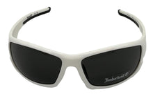 Load image into Gallery viewer, Timberland Mens White Rectangle Wrap Plastic Sunglass, Smoke Lens TB7171 21A
