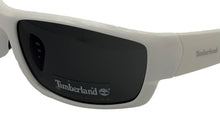 Load image into Gallery viewer, Timberland Mens White Rectangle Wrap Plastic Sunglass, Smoke Lens TB7171 21A
