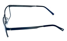 Load image into Gallery viewer, Jones New York Mens Rectangle Mens Blue Stainless Steel Metal Eyewear Frame, J354 58mm
