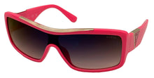 Load image into Gallery viewer, Guess Mens Pink Shield Sunglasses, Smoke Gradient Lens. GO00035. 72B
