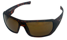 Load image into Gallery viewer, Timberland Sunglass Mens Dark Havana Plastic Wrap, Polarized Lens TU00011. 56H
