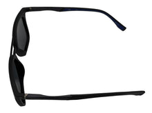 Load image into Gallery viewer, Fila Mens Matte Black Plastic Square Sunglass Blue Polarized Lens SF9249. U28B
