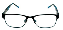 Load image into Gallery viewer, Lucky Brand Womens Eyeglass Black Blue Soft Rectangle Metal D707. 49mm

