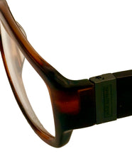 Load image into Gallery viewer, John Varvatos Rectangle Mens Brown Horn Reading Glass V341 53mm. 2.0
