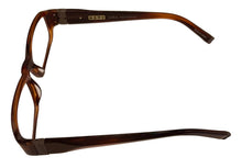 Load image into Gallery viewer, John Varvatos Rectangle Mens Brown Horn Reading Glass V341 53mm. 2.0
