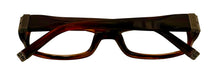 Load image into Gallery viewer, John Varvatos Rectangle Mens Brown Horn Reading Glass V341 53mm. 2.0
