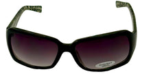 Load image into Gallery viewer, Ellen Tracy Women's Sunglass ET500 3 Green Plastic Rectangle Smoke Gradient Lens
