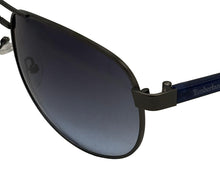 Load image into Gallery viewer, Timberland Men Gunmetal Sunglass Metal Aviator, Gradient Lens TU00013. 9B
