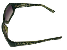 Load image into Gallery viewer, Ellen Tracy Women's Sunglass ET500 3 Green Plastic Rectangle Smoke Gradient Lens
