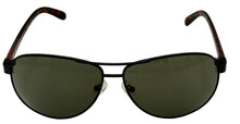 Load image into Gallery viewer, Timberland Men Black Sunglass Metal Aviator, Green Lens TU00013. 1N
