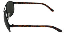 Load image into Gallery viewer, Timberland Men Black Sunglass Metal Aviator, Green Lens TU00013. 1N
