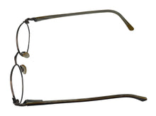 Load image into Gallery viewer, Bob Mackie Unisex Taupe Oval Metal Eyewear Frame. BM125. 48MM
