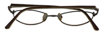 Load image into Gallery viewer, Bob Mackie Unisex Taupe Oval Metal Eyewear Frame. BM125. 48MM

