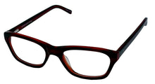 Load image into Gallery viewer, Jones New York Mens Petite Plastic Rectangle Eyewear Frame Burgundy J221 . 48mm
