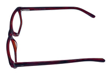 Load image into Gallery viewer, Jones New York Mens Petite Plastic Rectangle Eyewear Frame Burgundy J221 . 48mm
