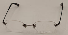 Load image into Gallery viewer, John Varvatos Rimless Rectangle Mens Ant Brown / Metal Eyewear Frame V110 OV 50mm
