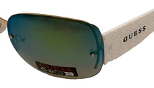 Load image into Gallery viewer, Guess Mens Rectangle Rimless Sunglasses, Smoke Mirror Lens. GO00034. 32X
