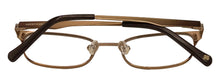 Load image into Gallery viewer, Lucky Brand Big Kids Eyeglass Rectangle Brown Metal D703 49mm
