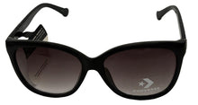 Load image into Gallery viewer, Converse Mens Black Square Plastic Sunglass, Smoke Gradient Lens H081 Converse
