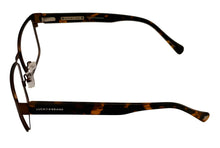 Load image into Gallery viewer, Lucky Brand Men's Eyeglass Brown Rectangle Metal D302. 54mm
