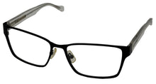 Load image into Gallery viewer, Lucky Brand Men's Eyeglass Black Rectangle Metal D302. 54mm

