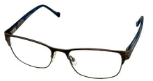 Load image into Gallery viewer, Lucky Mens Ophthalmic Soft Rectangle Metal Frame. D301 Gunmetal . 53mm
