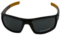 Load image into Gallery viewer, Timberland Mens Rectangle Shiny Black Plastic Sunglass, Smoke Lens TB7221 1A
