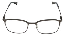 Load image into Gallery viewer, Lucky Mens Ophthalmic Soft Rectangle Metal Frame. D310 Gunmetal. 53mm
