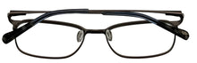 Load image into Gallery viewer, Lucky Mens Ophthalmic Soft Rectangle Metal Frame. D310 Gunmetal. 53mm
