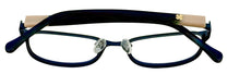 Load image into Gallery viewer, Lucky Brand Mens Ophthalmic Eyeglass Rectangle Blue Cream Metal D121. 51mm
