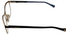 Load image into Gallery viewer, Lucky Mens Ophthalmic Square Navy Gold Stainless Steel Metal Frame D111 53mm

