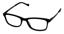 Load image into Gallery viewer, Lucky Mens Ophthalmic Soft Rectangle Plastic Frame. D714 Black 48mm
