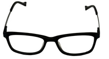 Load image into Gallery viewer, Lucky Mens Ophthalmic Soft Rectangle Plastic Frame. D714 Black 48mm
