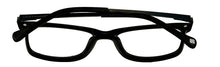 Load image into Gallery viewer, Lucky Mens Ophthalmic Soft Rectangle Plastic Frame. D714 Black 48mm
